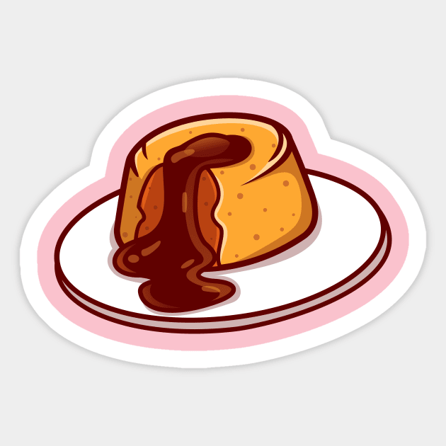 Floating Lava Cake Cartoon Sticker by Catalyst Labs